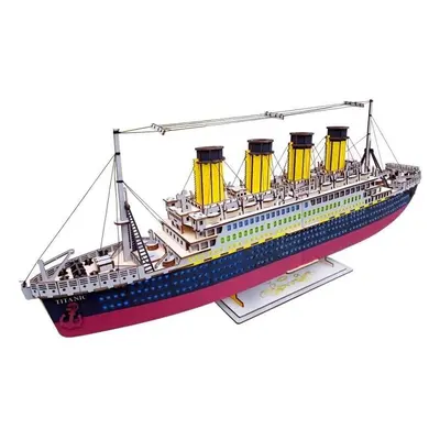 3D dřevěné puzzle - Titanic