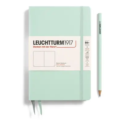 Leuchtturm1917 Zápisník Mint Green Paperback B6+ čistý