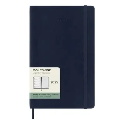 Moleskine Plánovací zápisník 2025 modrý L, měkký