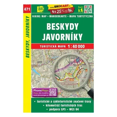 SC 471 Beskydy, Javorníky 1:40 000