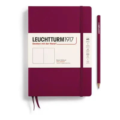 Leuchtturm1917 Zápisník Port Red Medium A5 čistý