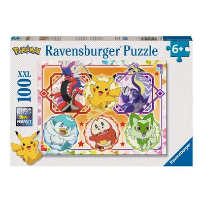 Puzzle Hraví Pokémoni 100 dílků