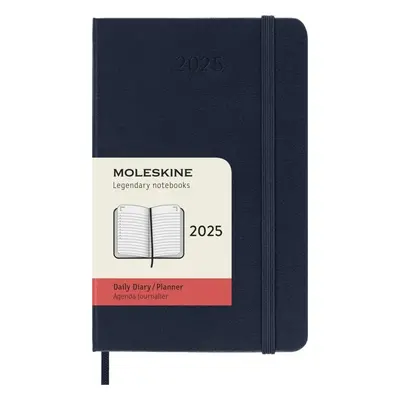 Moleskine Diář 2025 modrý S, denní, tvrdý