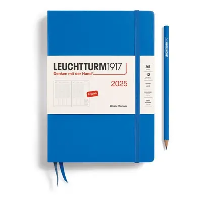 Leuchtturm1917 Week Planner Medium (A5) 2025 Sky