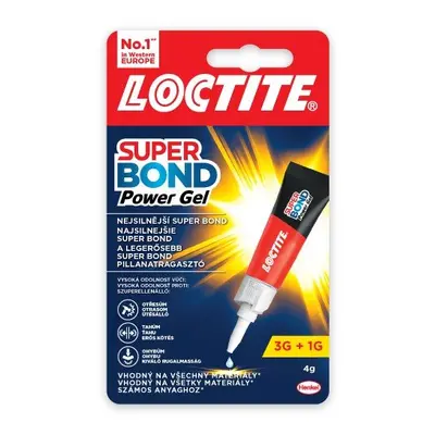 Henkel Loctite - Super Bond Power Gel, 3 + 1 g