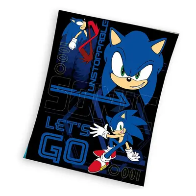 Dětská deka Nezastavitelný Ježek Sonic 130x170 cm