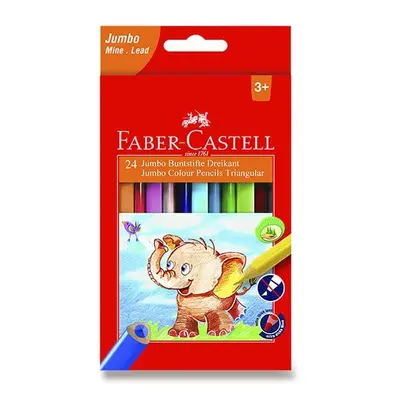 Faber - Castell Pastelky trojhranné Extra Jumbo 24 ks