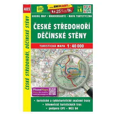 SC 403 České středohoří, Děčínské stěny 1:40 000