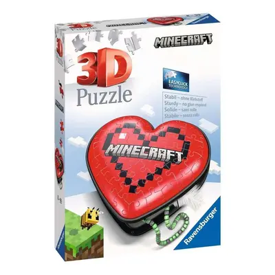 Ravensburger Puzzle 3D Srdce Minecraft 54 dílků