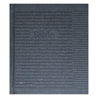 Bible poznámková (antracitová)