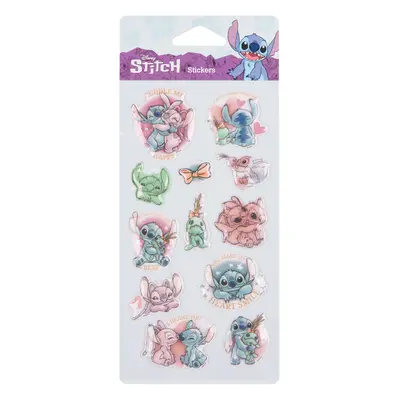 Colorino Pop-Up samolepky Stitch Pastel 3, mix motivů a velikostí