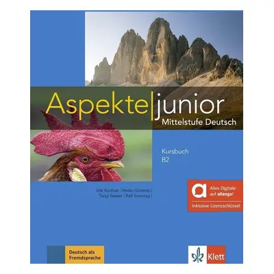 Aspekte junior 2 (B2) – Hybride Ausgabe – Lehrbuch + MP3 allango.net + Lizenz (24 Monate) - Ute 