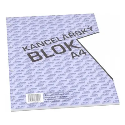 Kancelářský blok A4, čistý, 50 listů