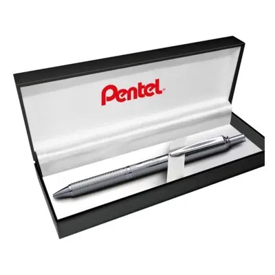 Pero gelové Pentel EnerGel BL407 - stříbrné 0,7mm v dárkové krabičce