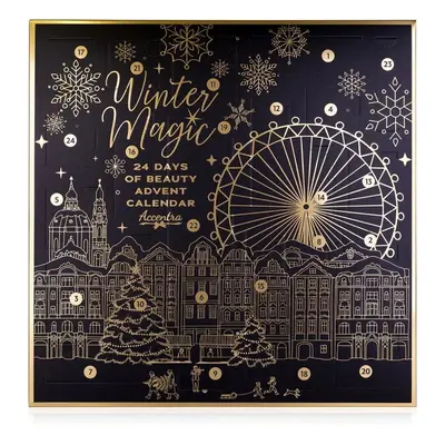 Adventní kalendář WINTER MAGIC NOIR ve čtvercové krabičce