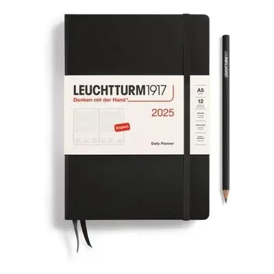 Leuchtturm1917 Daily Planner Medium (A5) 2025 Black