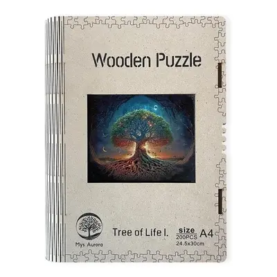 Dřevěné puzzle/Strom života I A4 - Emitex