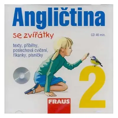 Angličtina se zvířátky 2 - CD /1ks/ - Davidová Jana