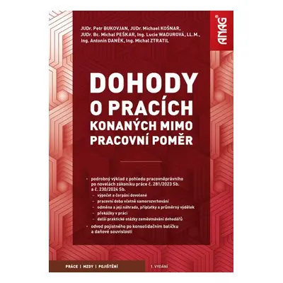 ANAG Dohody o pracích konaných mimo pracovní poměr 2024/2025 - Petr Michael Bukovjan