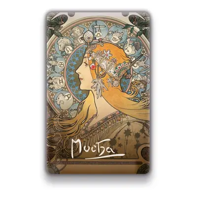 Magnet Alfons Mucha – Zodiak, 54 × 85 mm