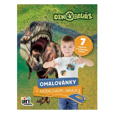 Omalovánky s nažehlovacími obrázky Dinosauři