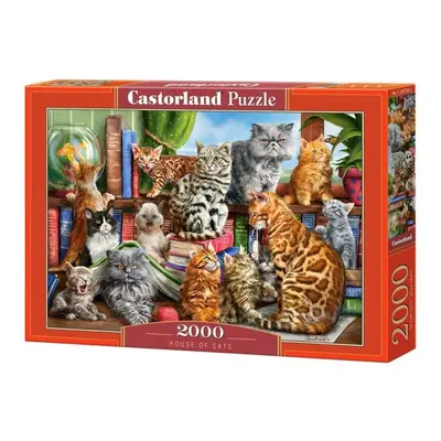 Castorland Puzzle - Kočičí dům 2000 dílkú