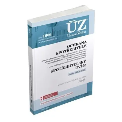 ÚZ 1606 Ochrana spotřebitele, spotřebitelský úvěr, požadavky na výrobky, ČOI, Služby informační 