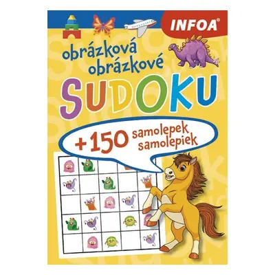 Sudoku pro děti + 150 samolepek / Sudoku pre deti + 150 samolepiek – žlutý sešit / žľtý zošit