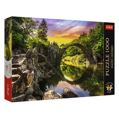 Puzzle Premium Plus: Photo Odyssey - Rakotzův most v Kromlau 1000 dílků - Trefl