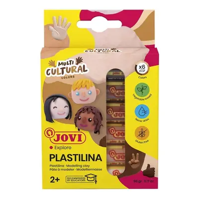 Plastelína JOVI multikultura 6 x 15 g