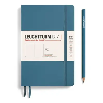 Leuchtturm1917 Zápisník Stone Blue Softcover B6+ čistý