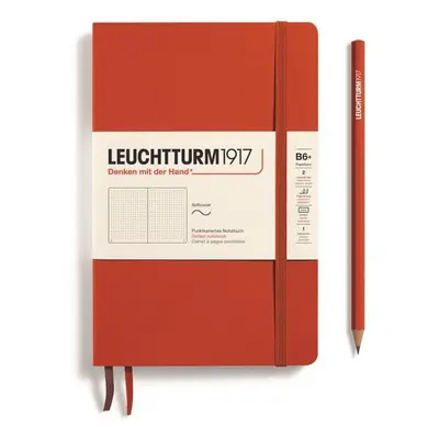 Leuchtturm1917 Zápisník Fox Red Softcover B6+ tečkovaný