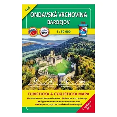 Ondavská vrchovina Bardejov 1 : 50 000