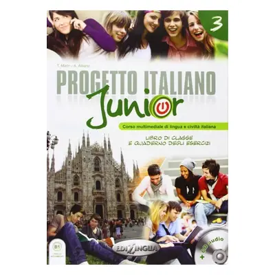 Progetto Italiano Junior 3 Libro di classe e Quaderno degli esercizi + CD Audio + DVD - Telis Ma