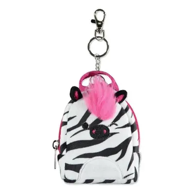 Squishmallows batůžek na klíče Zebra Tracey