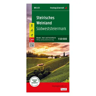 Štýrská vinařská oblast 1:50 000 / turistická, cyklistická a rekreační mapa