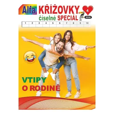 Křížovky číselné speciál 4/2023 - Vtipy o rodině