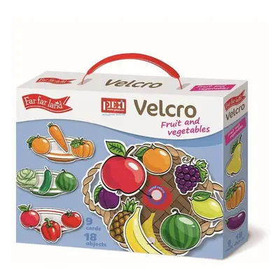 PEXI Velcro skládačky - Ovoce a Zelenina (Fruits and Vegetables)