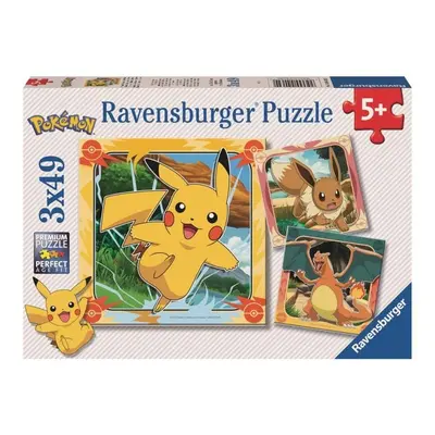 Puzzle Pokémon 3x49 dílků