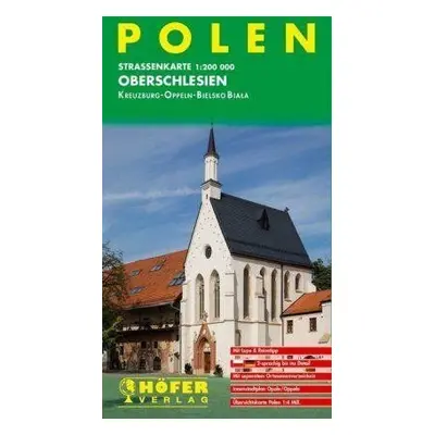 Polsko (Horní Slezsko - Kreuzberg / Opole / Bielsko-Biala) 1:200 000 / automapa