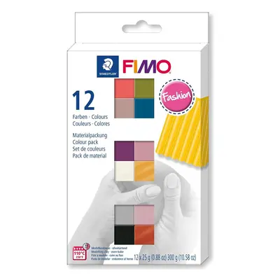 FIMO Soft sada 12 barev x 25 g - fashion