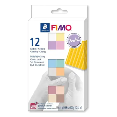 FIMO Soft sada 12 barev x 25 g - pastel