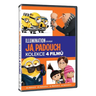 Já, padouch kolekce 1-4 4DVD