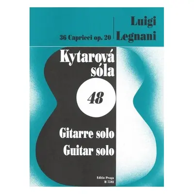 36 capriccií op. 20 - Luigi Legnani