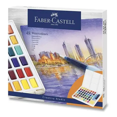 Faber - Castell Vodové barvy s paletou 48 ks