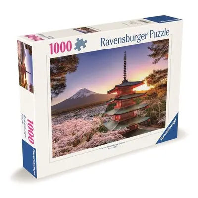 Puzzle Rozkvetlé třešně v Japonsku 1000 dílků