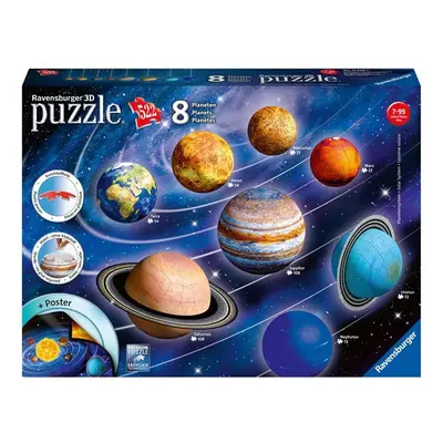 Puzzle 3D Planetární soustava 522 dílků