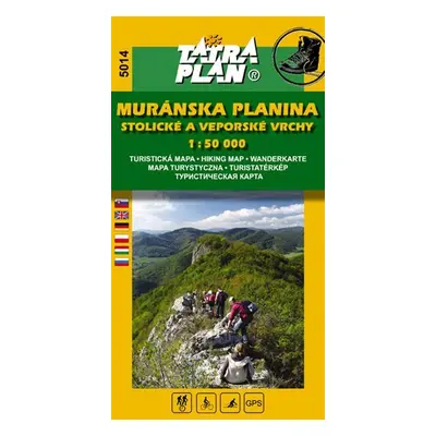 Muránska planina, Stlolické a Veporské vrchy - Turistická a cykloturistická mapa 1:50 000