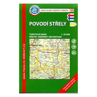 KČT 30 Povodí Střely 1:50 000 Turistická mapa, 6. vydání