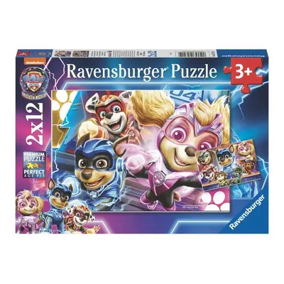 Puzzle Tlapková patrola ve velkofilmu 2x12 dílků